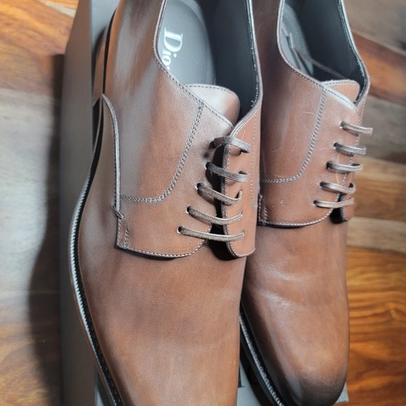DIOR Derby Men\'s Shoe, Brown, Size 12-US / 45-EU, BRAND NEW main image 5
